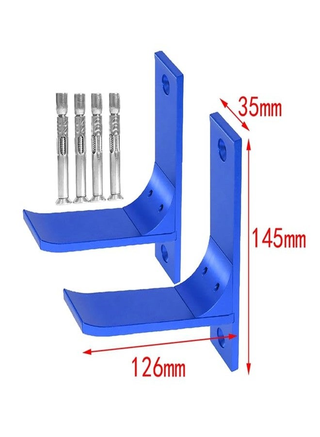 YSKMLOLP RC Car Display Stand,Airplane Storage Rack,RC Model Car Wall Display Hanger Hanging Rack Wheel Wall Mount for 1/18 1/16 1/10 1/8 1/6 1/5 Buggy Off-Road RC Climbing Crawler Cars (2PCS Red) - Image 2